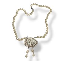Collar Mandile 1922 Mujer Cammei  in Plata Conchiglia 2KK52931
